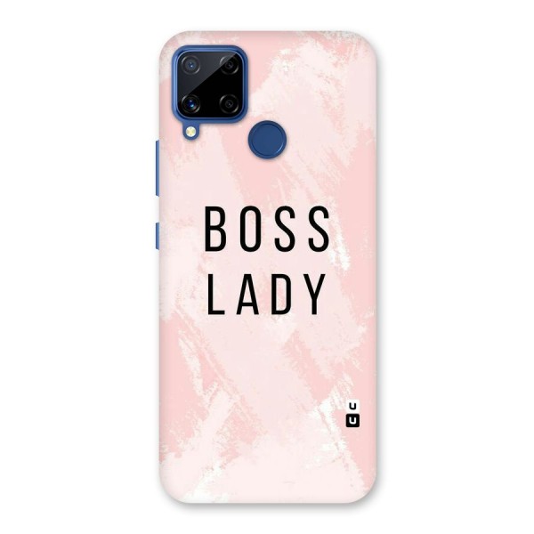 Boss Lady Pink Back Case for Realme C15