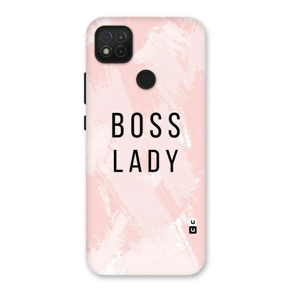 Boss Lady Pink Back Case for Redmi 9C