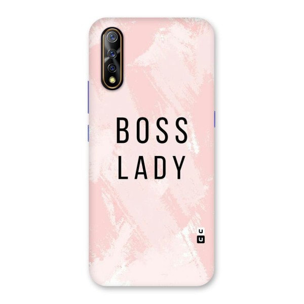 Boss Lady Pink Back Case for Vivo S1