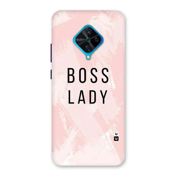 Boss Lady Pink Back Case for Vivo S1 Pro