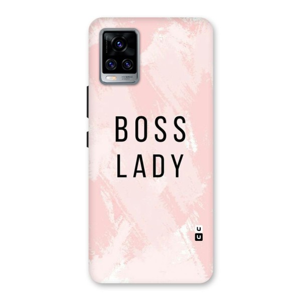 Boss Lady Pink Back Case for Vivo V20 Pro