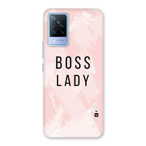 Boss Lady Pink Back Case for Vivo V21 5G