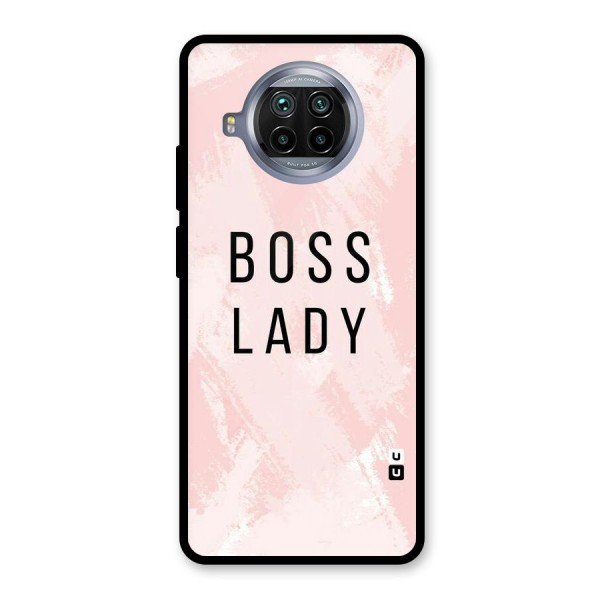 Boss Lady Pink Glass Back Case for Mi 10i