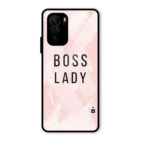 Boss Lady Pink Glass Back Case for Mi 11x