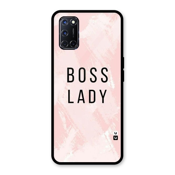 Boss Lady Pink Glass Back Case for Oppo A52