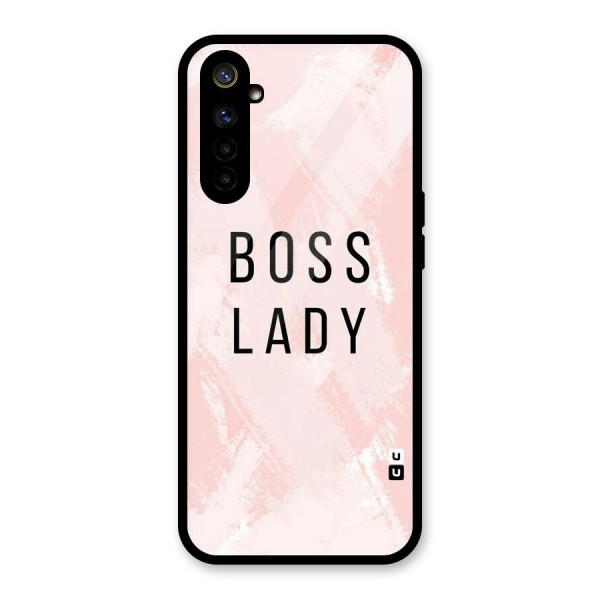 Boss Lady Pink Glass Back Case for Realme 6