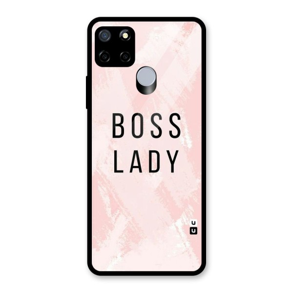 Boss Lady Pink Glass Back Case for Realme C15