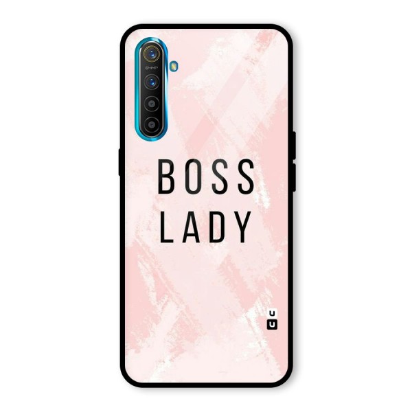 Boss Lady Pink Glass Back Case for Realme XT