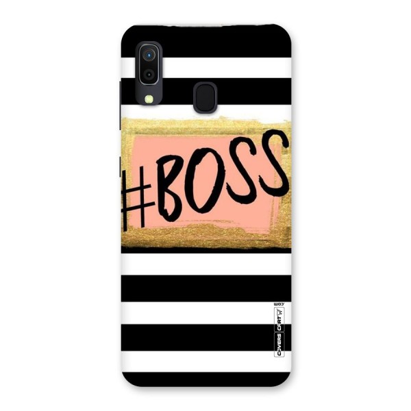 Boss Stripes Back Case for Galaxy A20