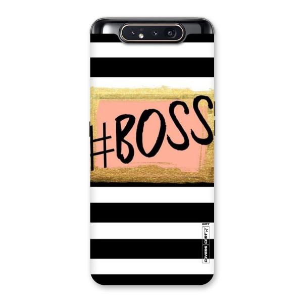 Boss Stripes Back Case for Galaxy A80