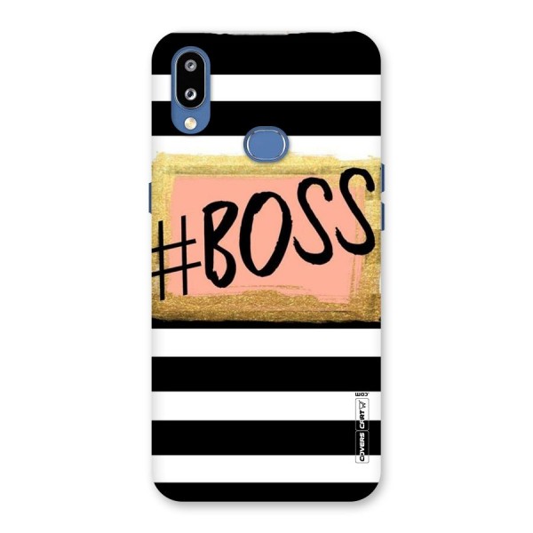 Boss Stripes Back Case for Galaxy M01s