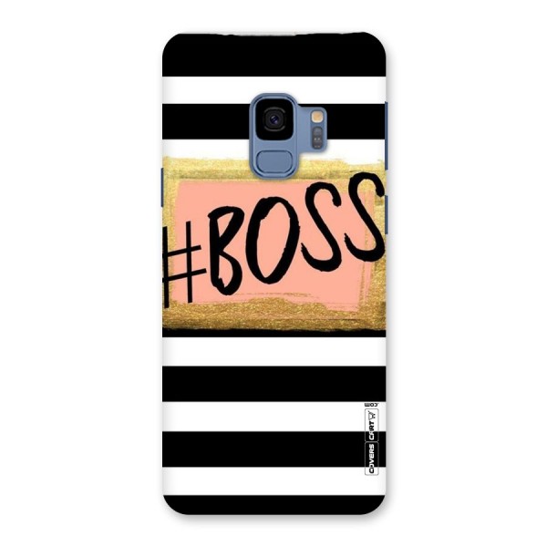 Boss Stripes Back Case for Galaxy S9