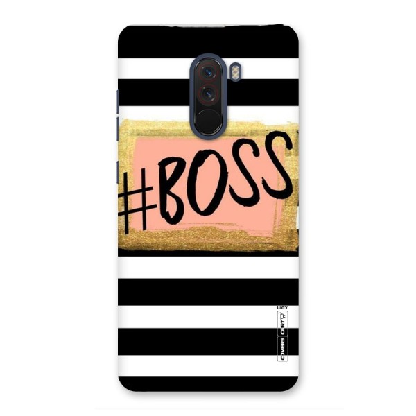 Boss Stripes Back Case for Poco F1