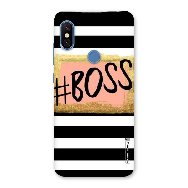 Boss Stripes Back Case for Redmi Note 6 Pro