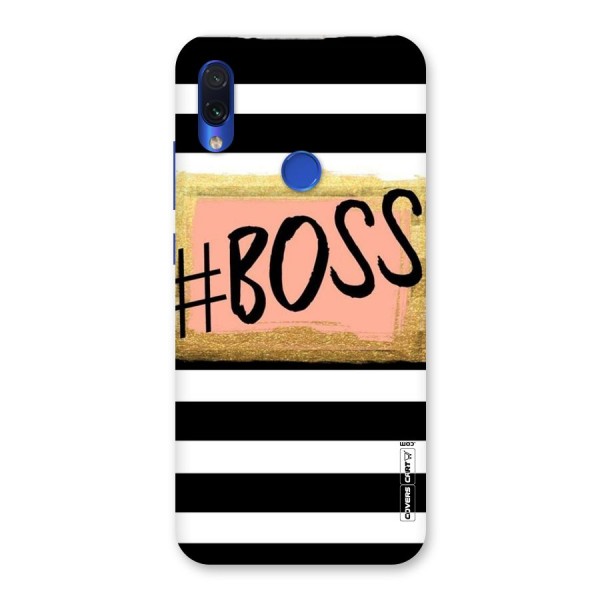 Boss Stripes Back Case for Redmi Note 7