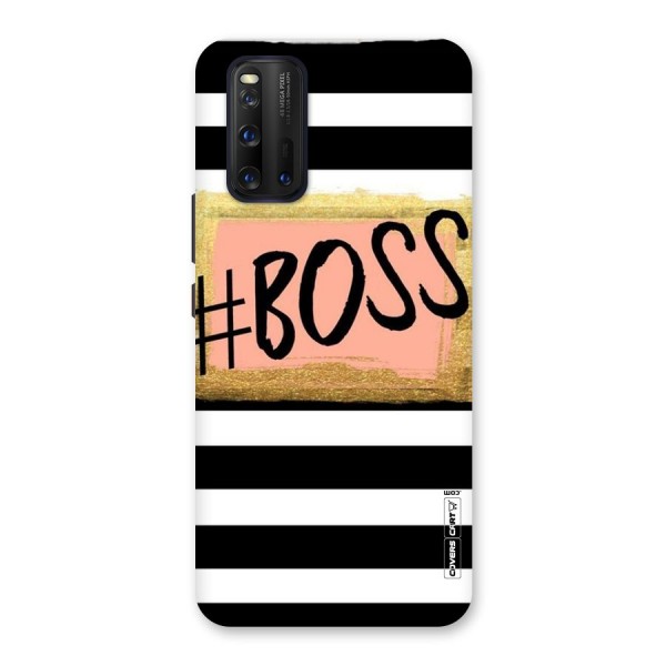 Boss Stripes Back Case for Vivo iQOO 3