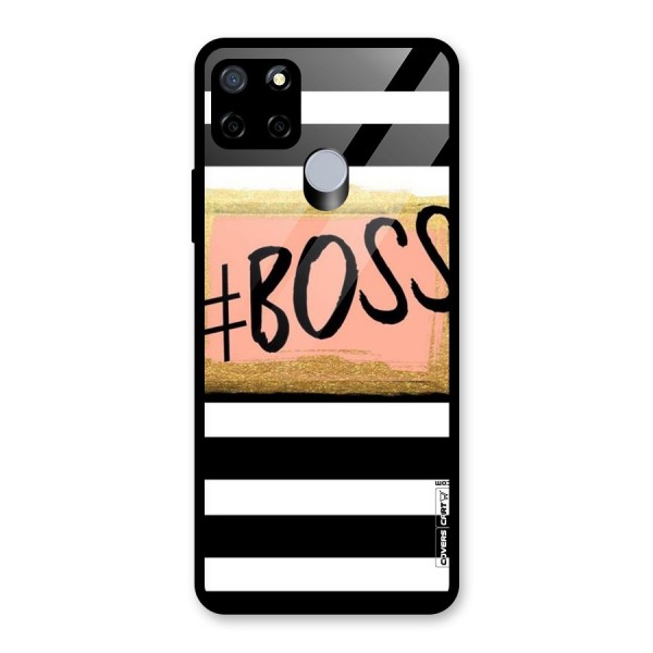 Boss Stripes Glass Back Case for Realme C12