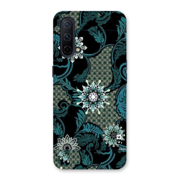 Bottle Green Floral Back Case for OnePlus Nord CE 5G