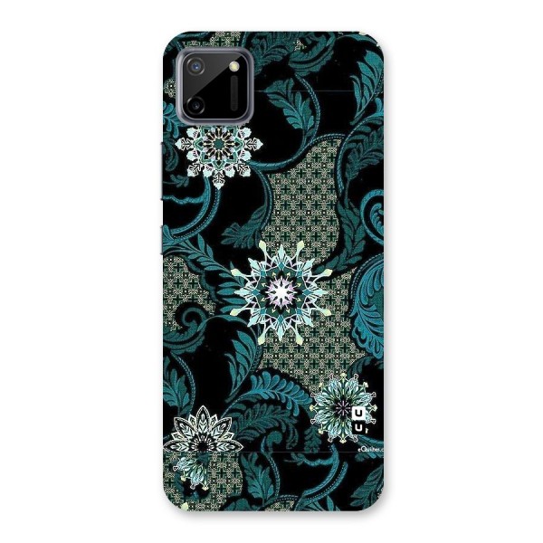 Bottle Green Floral Back Case for Realme C11