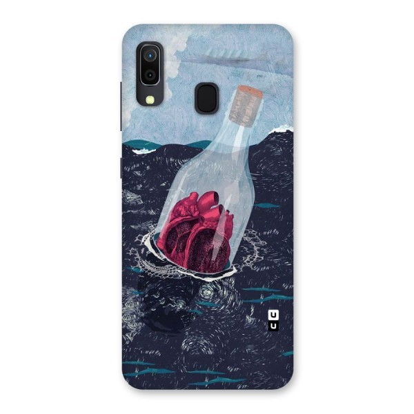 Bottle Heart Back Case for Galaxy A20