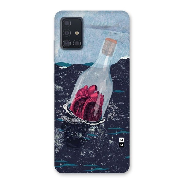 Bottle Heart Back Case for Galaxy A51