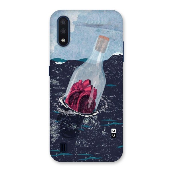 Bottle Heart Back Case for Galaxy M01