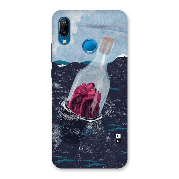 Bottle Heart Back Case for Huawei P20 Lite