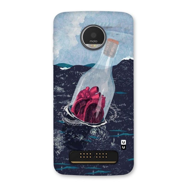 Bottle Heart Back Case for Moto Z Play