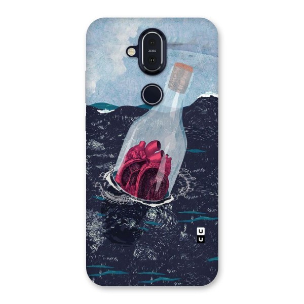 Bottle Heart Back Case for Nokia 8.1