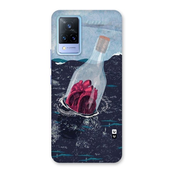 Bottle Heart Back Case for Vivo V21 5G