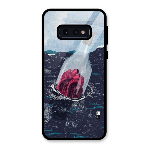 Bottle Heart Glass Back Case for Galaxy S10e