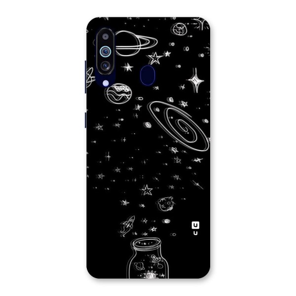 Bottle Of Stars Back Case for Galaxy A60