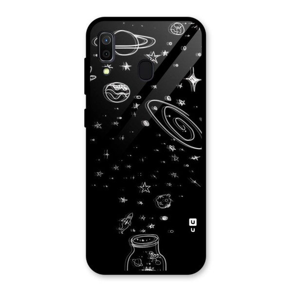 Bottle Of Stars Glass Back Case for Galaxy A30