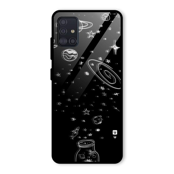 Bottle Of Stars Glass Back Case for Galaxy A51