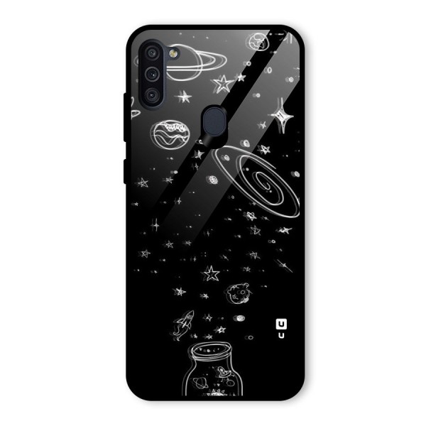 Bottle Of Stars Glass Back Case for Galaxy M11