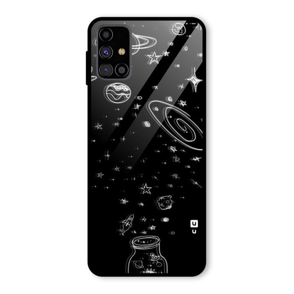 Bottle Of Stars Glass Back Case for Galaxy M31s