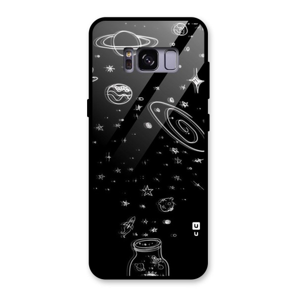 Bottle Of Stars Glass Back Case for Galaxy S8