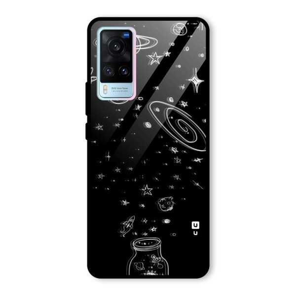 Bottle Of Stars Glass Back Case for Vivo X60