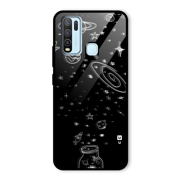 Bottle Of Stars Glass Back Case for Vivo Y30