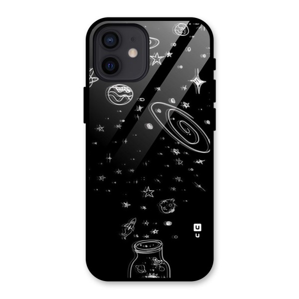 Bottle Of Stars Glass Back Case for iPhone 12