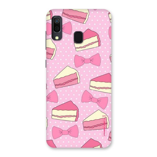 Bow Cake Back Case for Galaxy A20