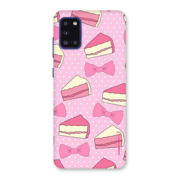 Bow Cake Back Case for Galaxy A31