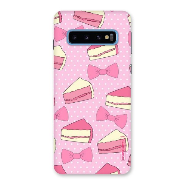 Bow Cake Back Case for Galaxy S10