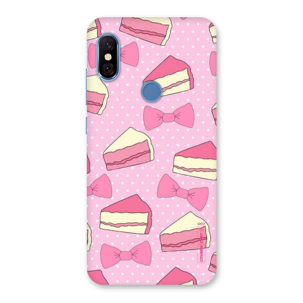 Bow Cake Back Case for Redmi Note 6 Pro