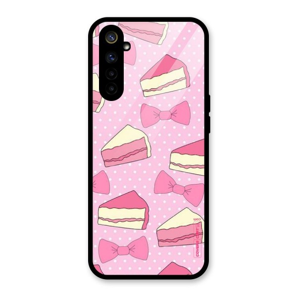 Bow Cake Glass Back Case for Realme 6