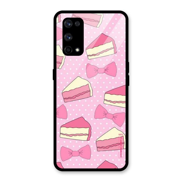 Bow Cake Glass Back Case for Realme X7 Pro