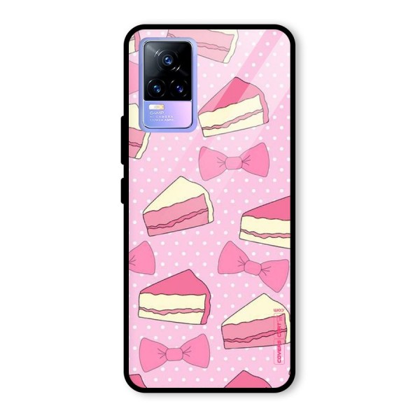 Bow Cake Glass Back Case for Vivo Y73