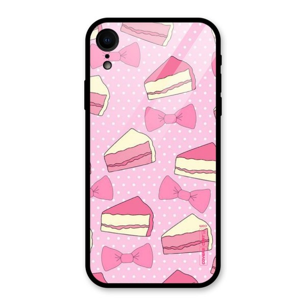 Bow Cake Glass Back Case for XR