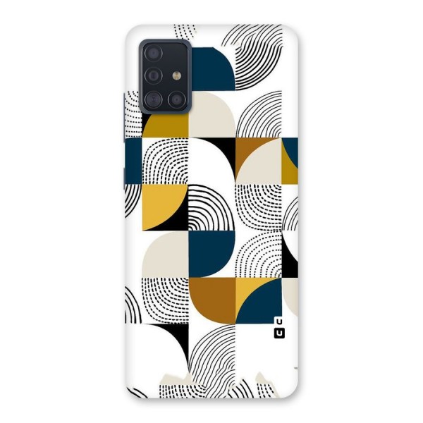 Boxes Pattern Back Case for Galaxy A51