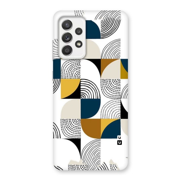 Boxes Pattern Back Case for Galaxy A52